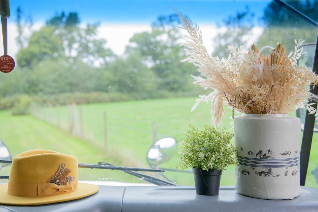 American School Bus Retreat With Hot Tub In Sussex Meadow อัคฟิลด์ ภายนอก รูปภาพ
